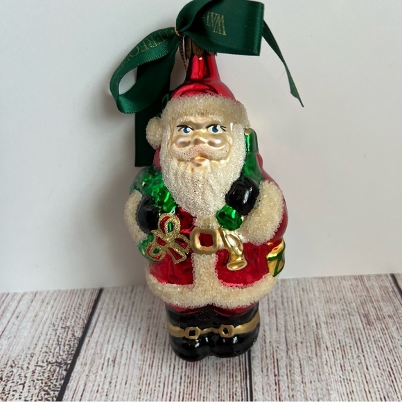 Waterford St Nick 1998 Hand Blown Glass Santa - Picture 1 of 6